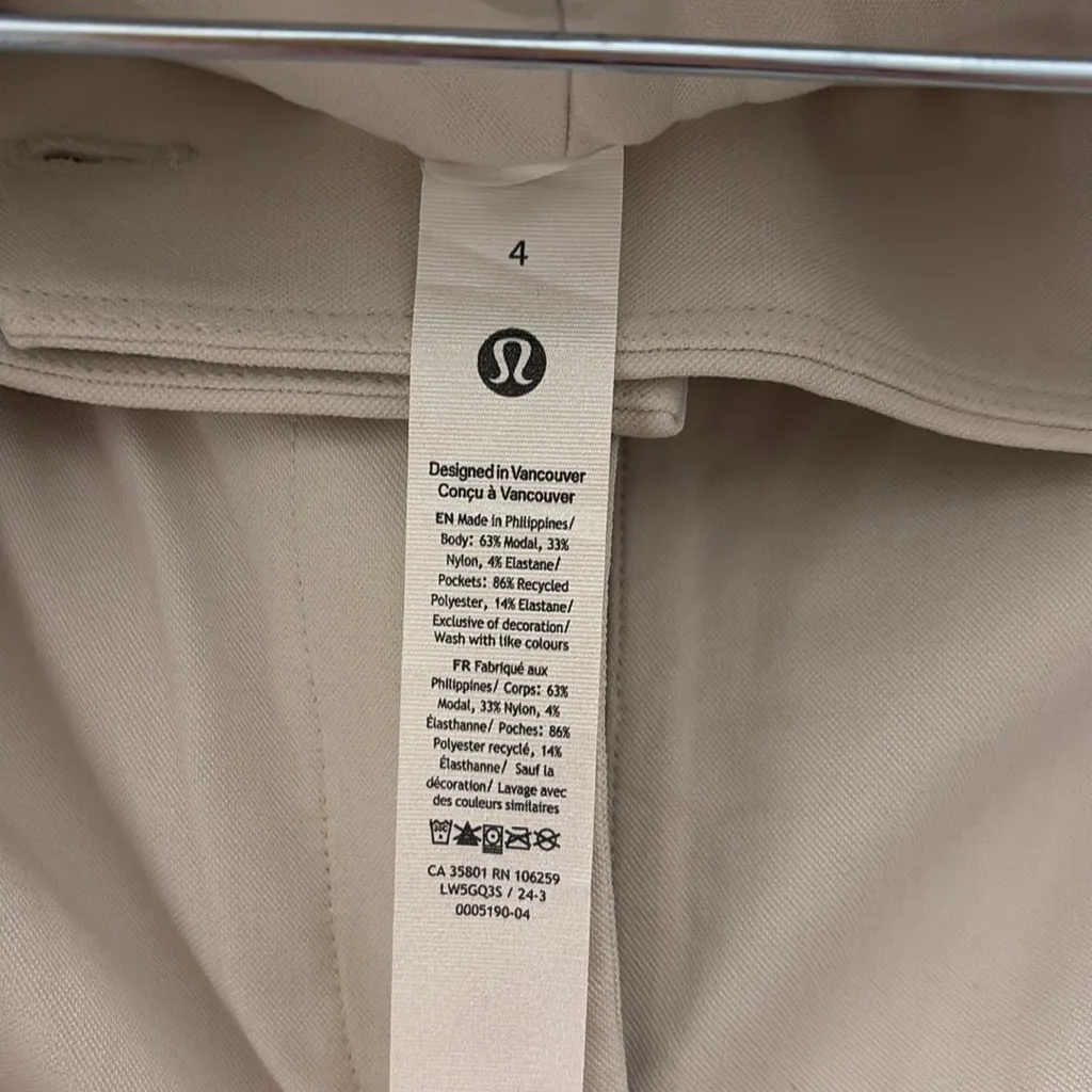 Lululemon Pleat-Front High-Rise Trousers - Image 4