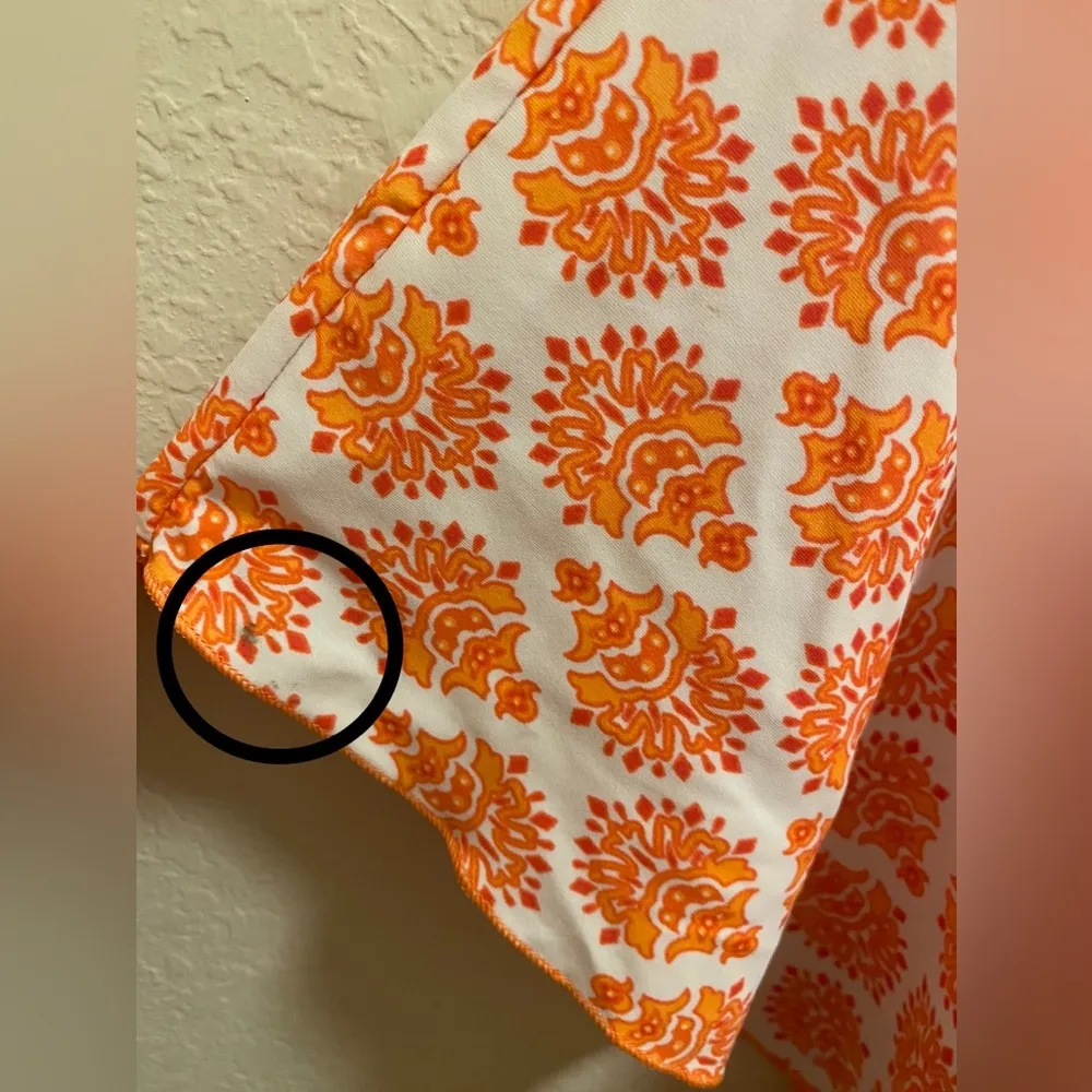 Cabana Life Orange & White Nantucket Swim Cover - Image 12