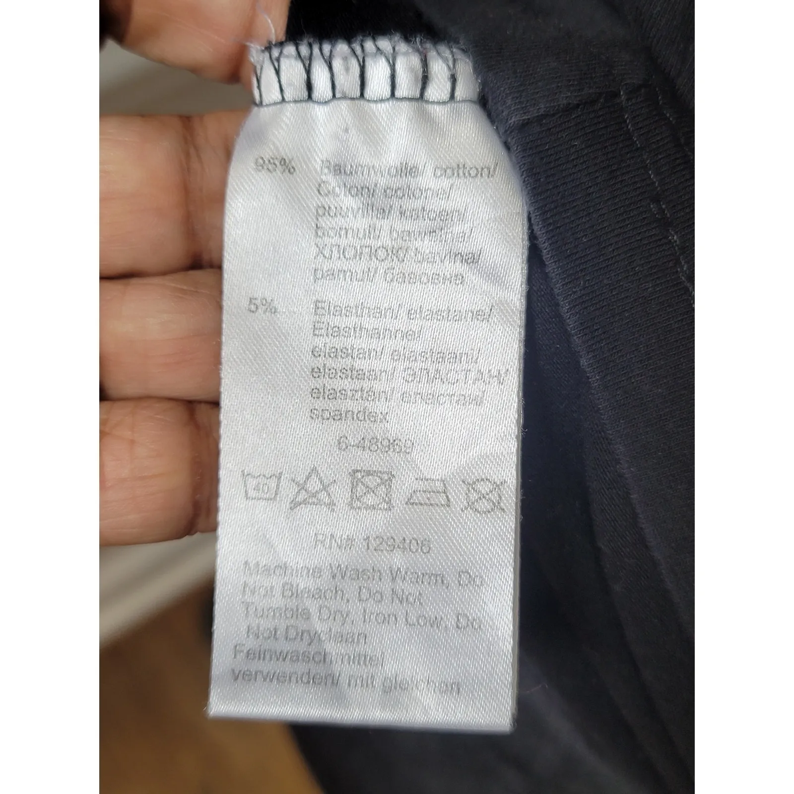 Venus Shirt Dress Women's Size Medium Black Cotton Sleeveless Graphic Print - Image 9