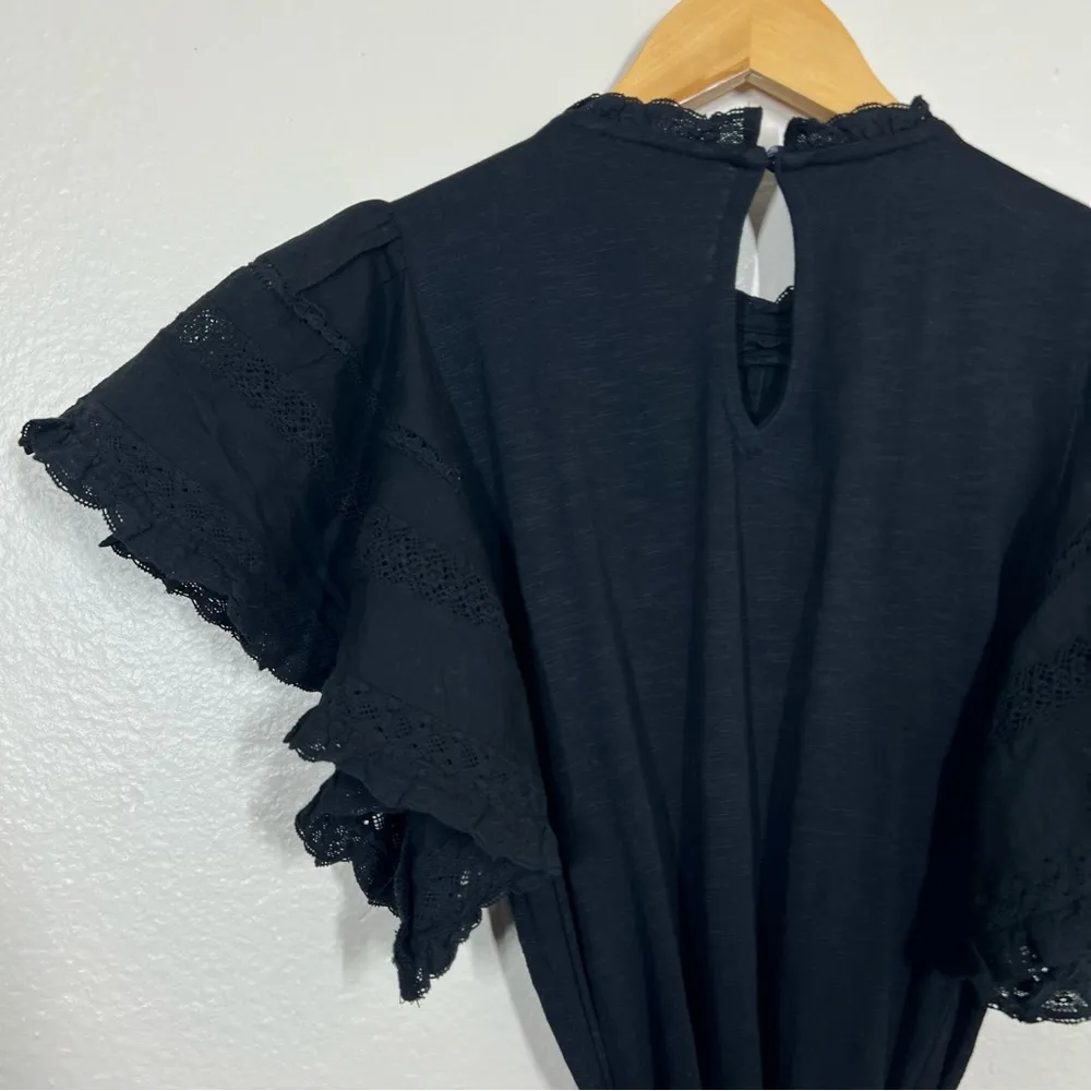 Boden Black Trim Detail Jersey Mini Dress Size 4 - Image 9