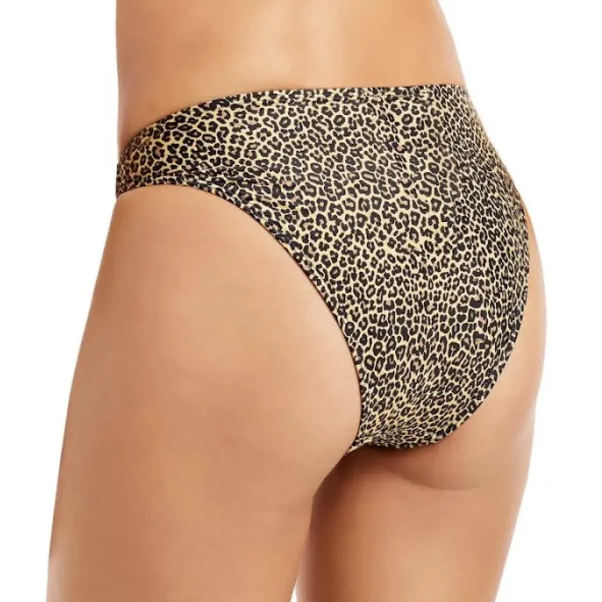 FAITHFUL THE BRAND Cheetah O-ring High Rise Bikini Bottoms - Image 2