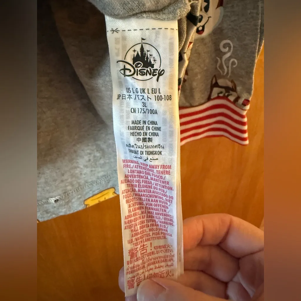 Disney Pajama Top Shirt Holiday Christmas Cocoa Desserts Mickey Minnie Mouse NWT - Image 10