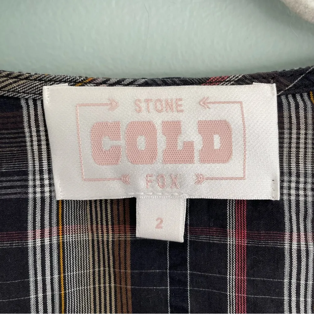 Stone Cold Fox Plaid Tie Crop Top 2 - Image 5