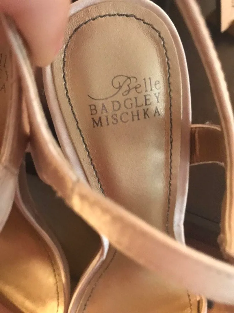 Belle Badgley Mischka Sparkle Heels - Image 6