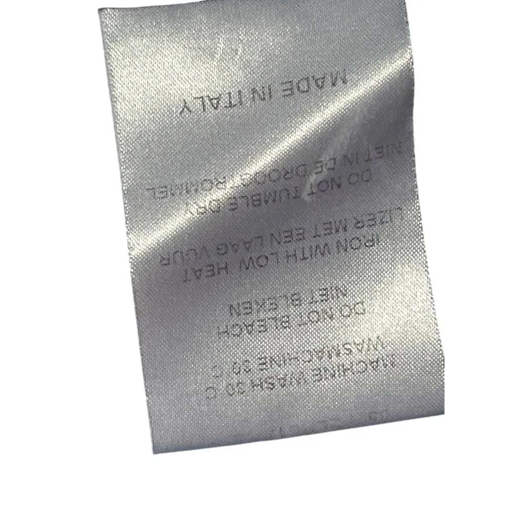 Longines Global Champions Tour Crew Polo Shirt L Navy 100% Cotton Made In Italy White Size L - Image 4