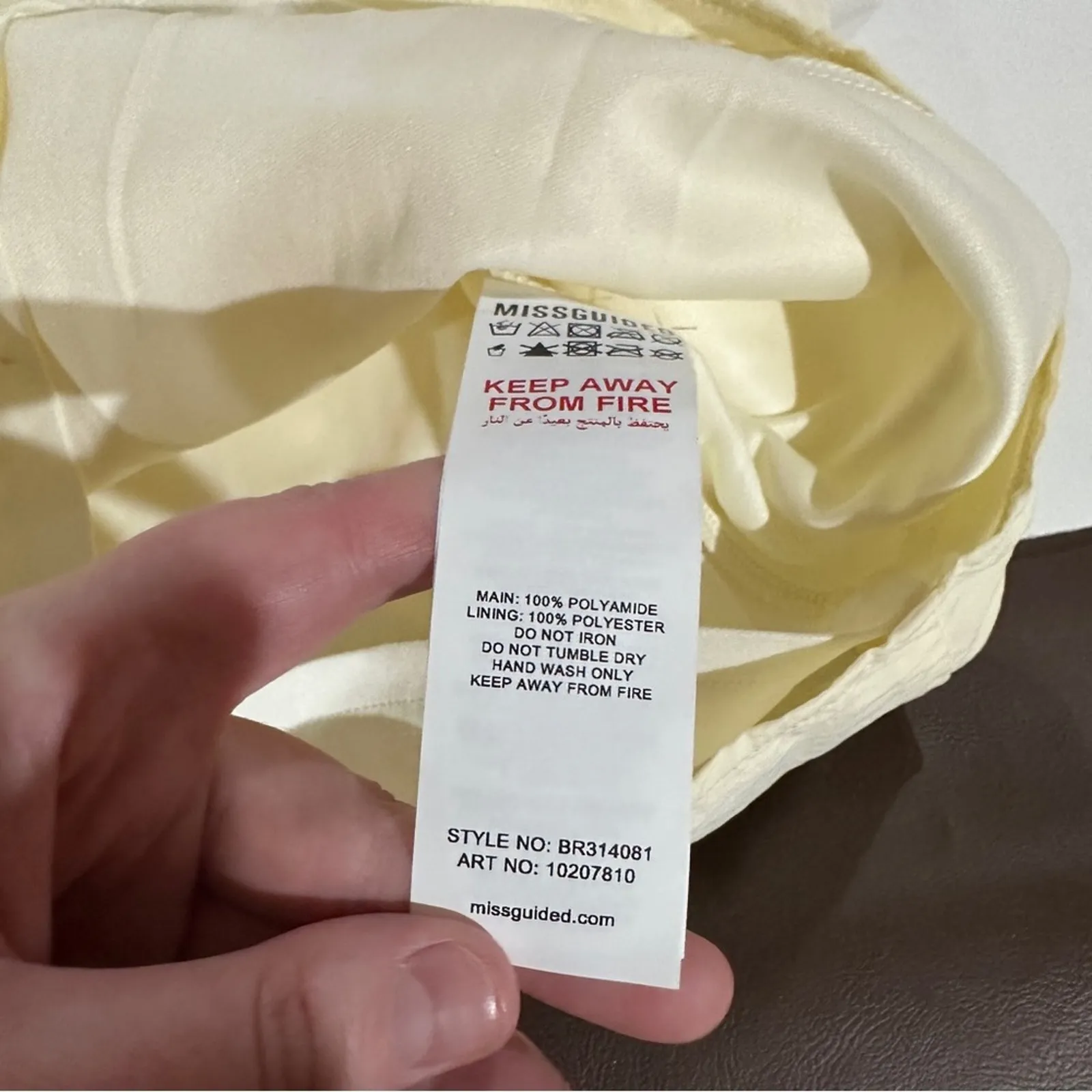 Kehlani x Missguided Off White Cream Corset Detail Bardot Mini Dress‎ Size 8 - Image 6