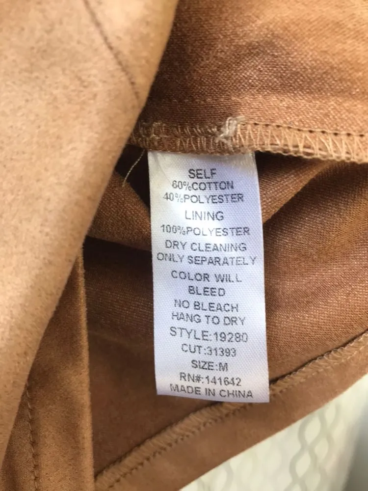 Sleeveless Faux suede Dress - Image 10