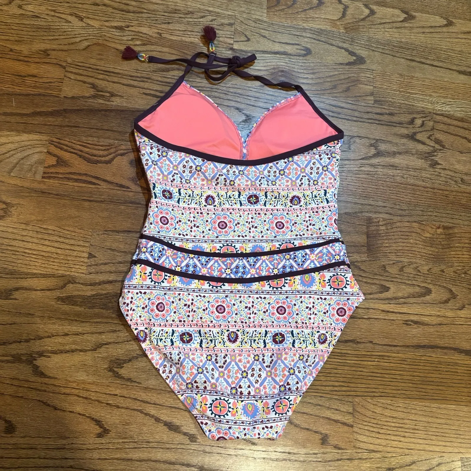 Bleu Rod Beattie Women's Plunge Halter One Piece Swimsuit‎ Size 12 - Image 2