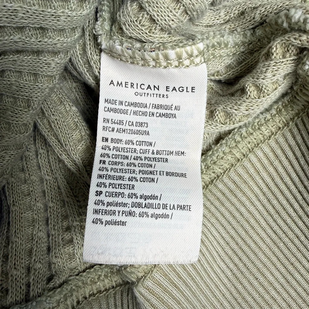 American Eagle  Waffle Knit Beige M - Image 4