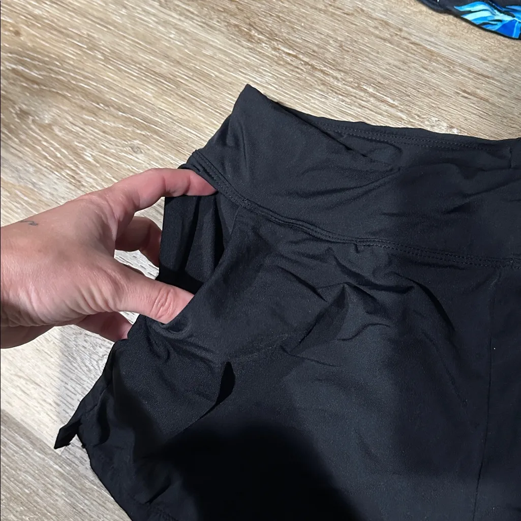 Floral Print Women's Swim Set Black - Image 2