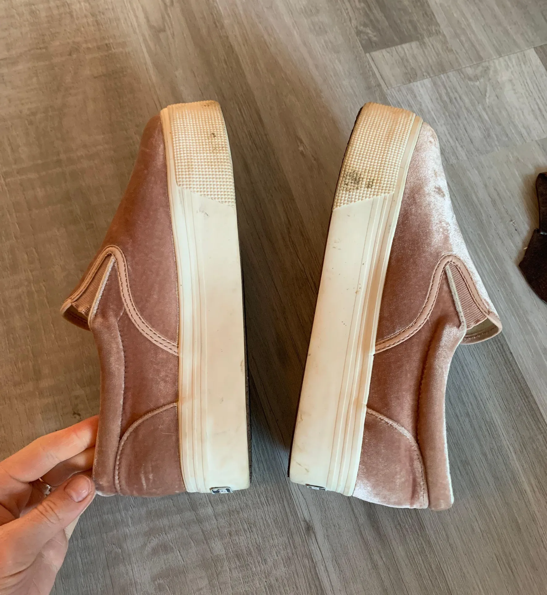 Superga Platform Velvet  Sneakers - Image 2