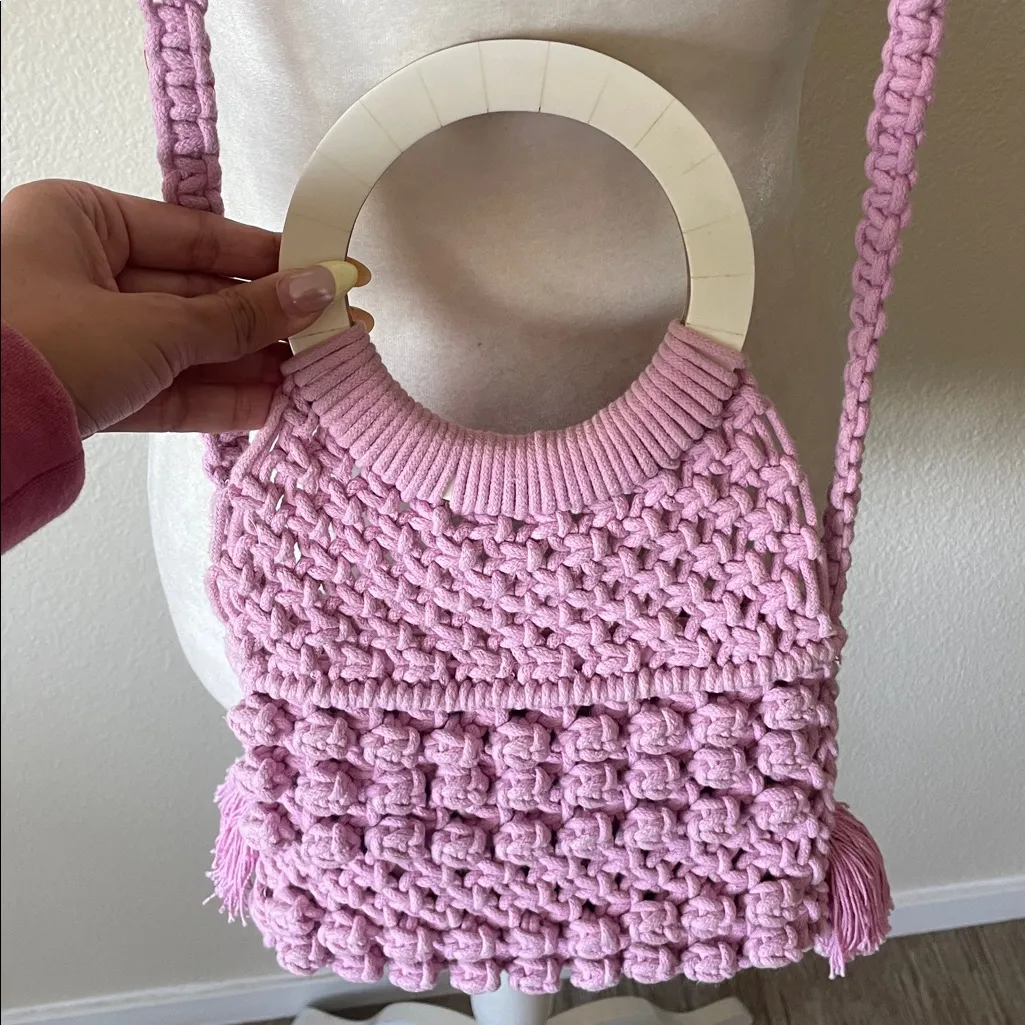 Cleobella Handbag - Lavender Monaco Tote flaw* - Image 7