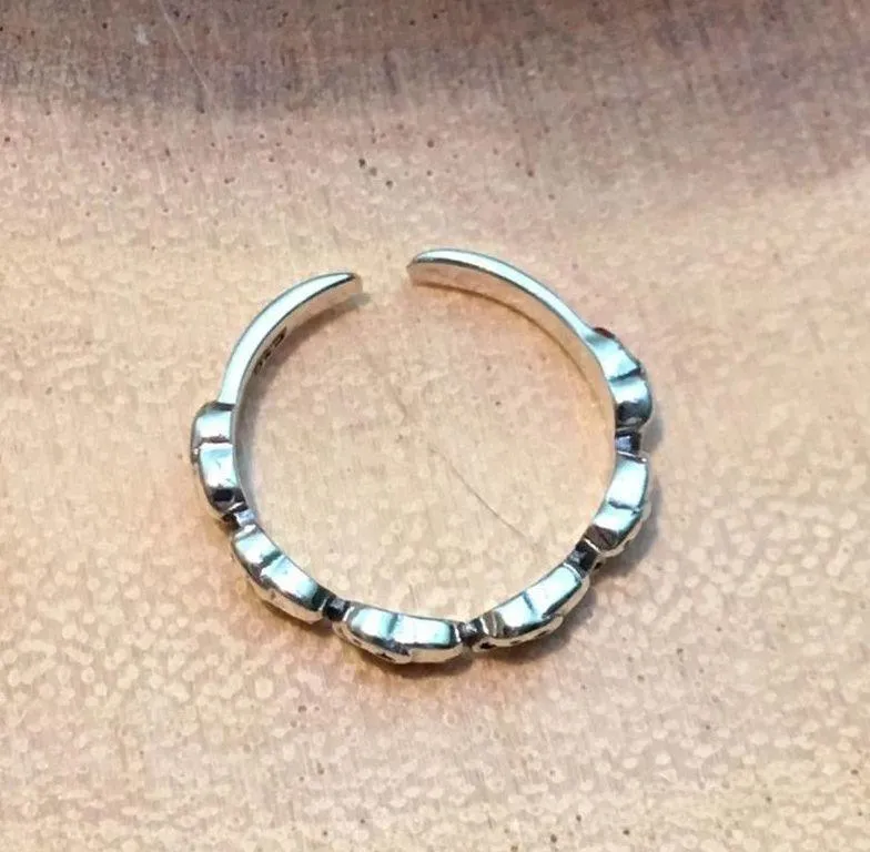 Sterling Silver  Elephant Toe Ring Midi Ring - Image 5