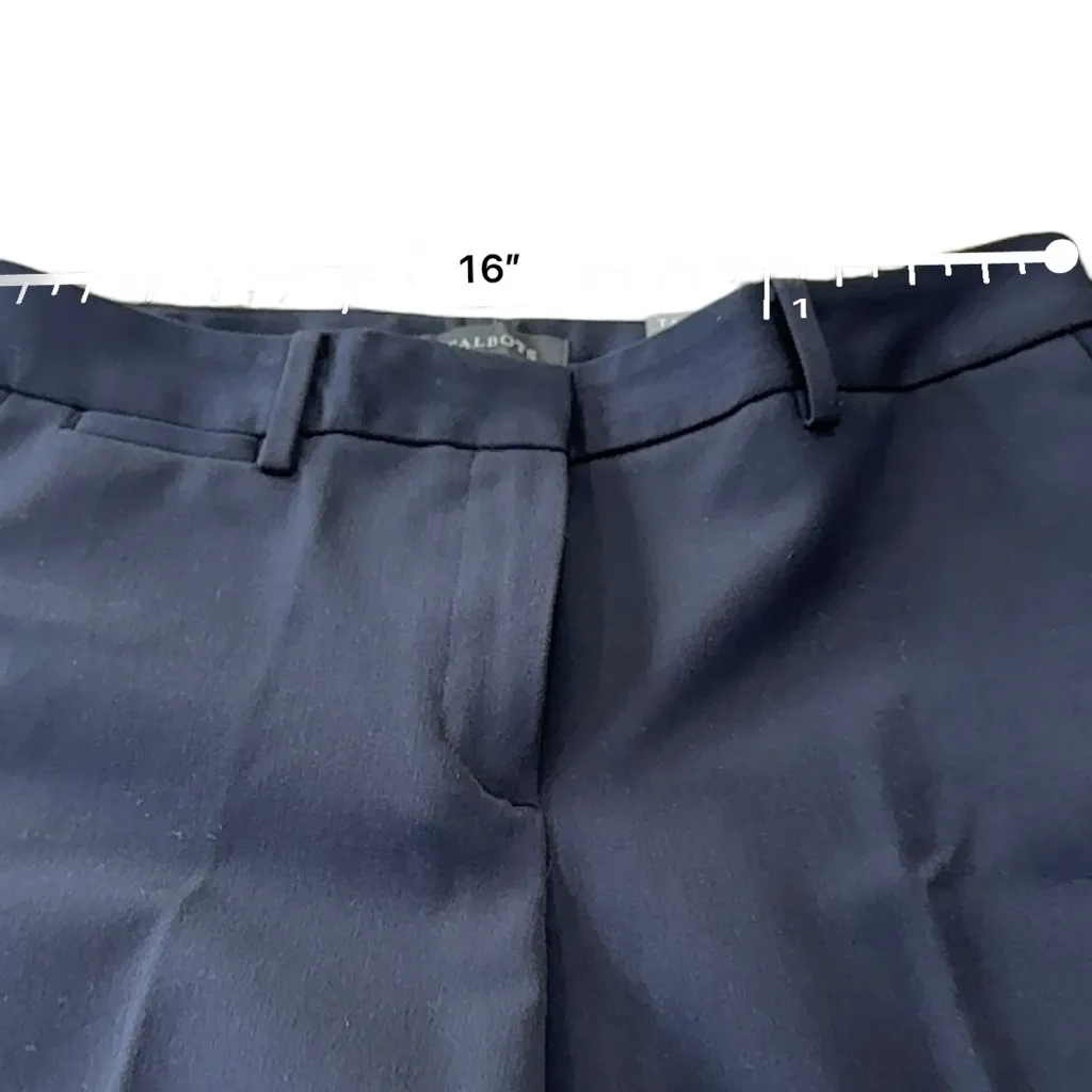 TALBOTS Barely Boot Classic Navy Women's Pants Size 12 PETITE NEW with tags - Image 11