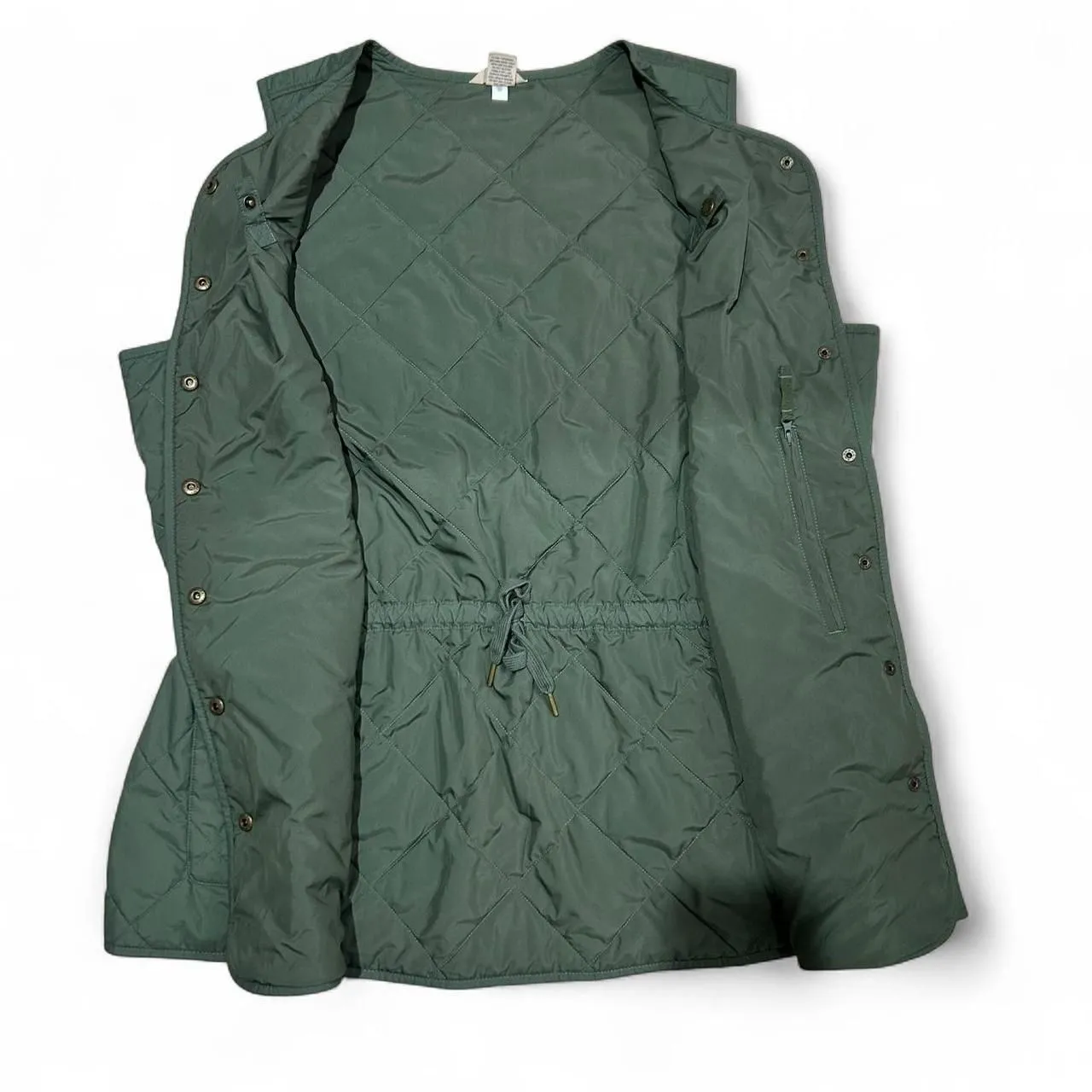 Duluth Trading Co. Quilted Vest Green Size XL - Image 7