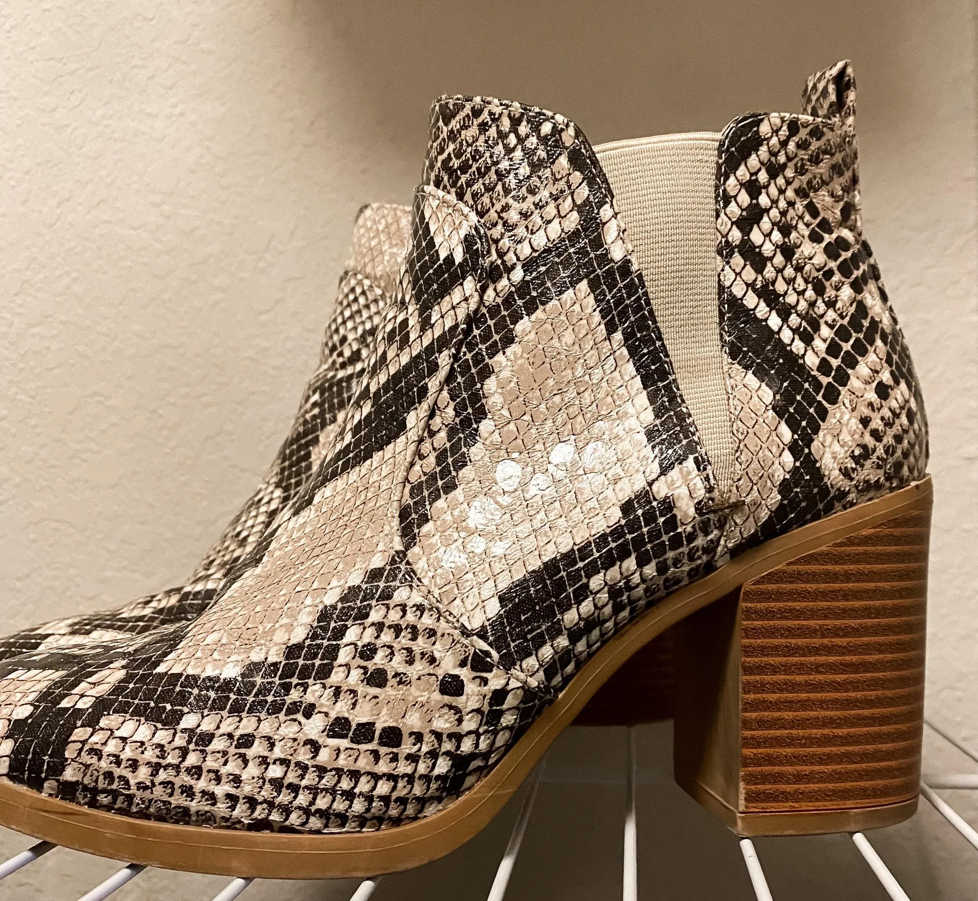 Snakeskin Booties - Image 3