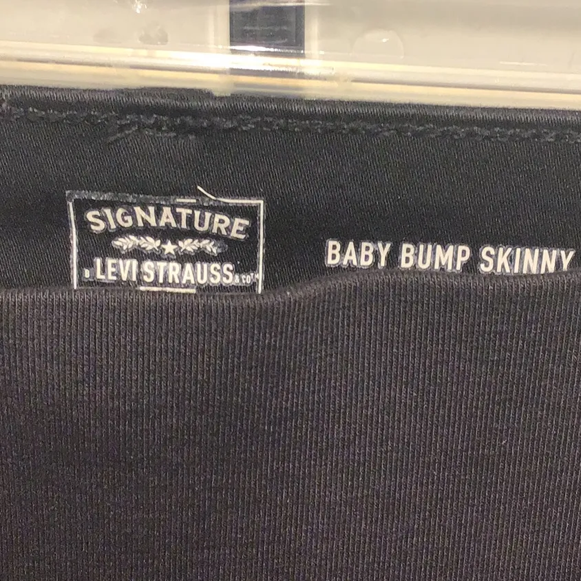 Signature by Levi Strauss Gold Women's LARGE Maternity Baby Bump Skinny Jeans - Image 8