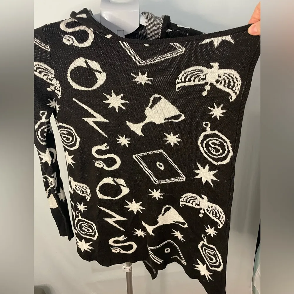 Harry‎ Potter Horcrux Hooded Flyaway Cardigan | XS Black - Image 2