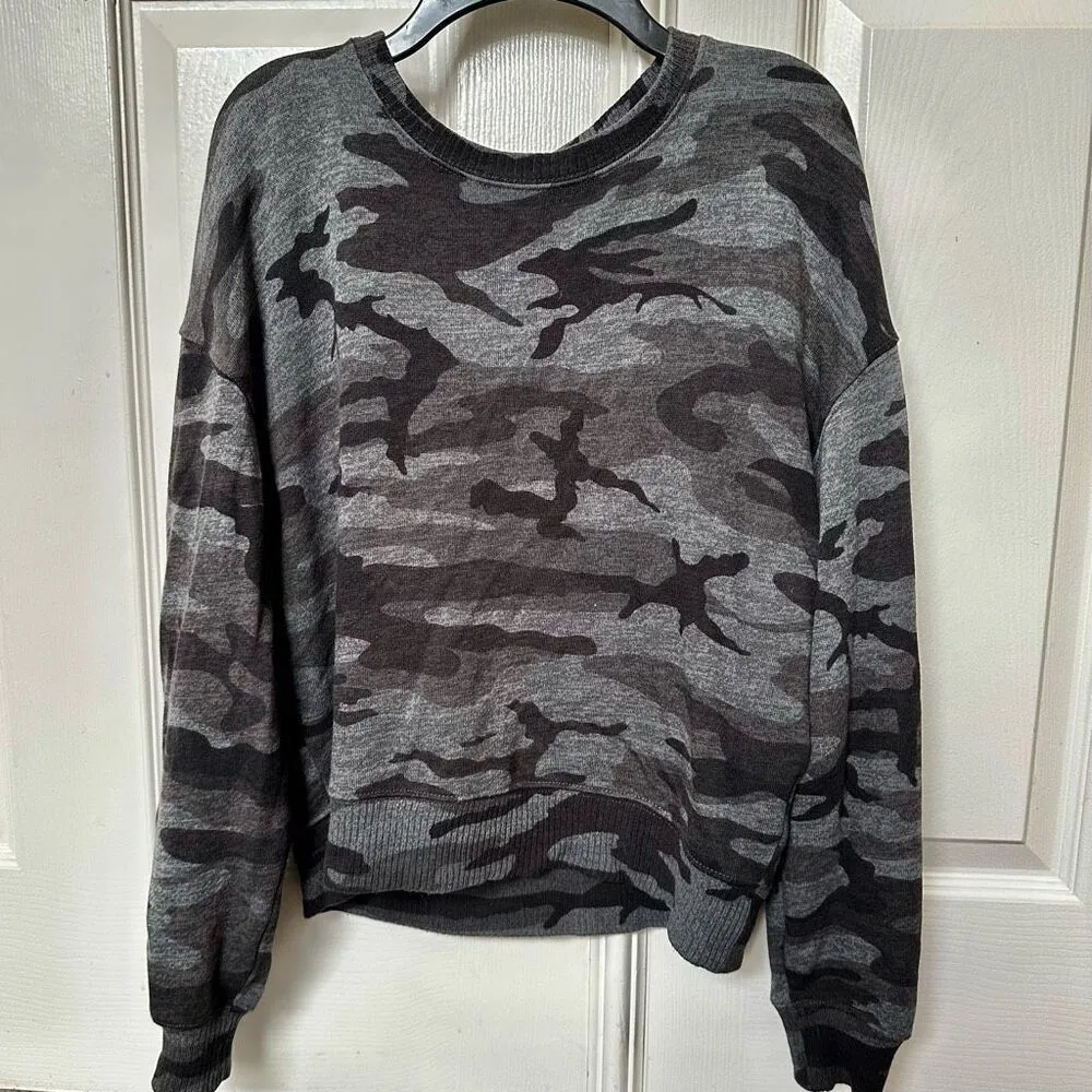 Rails "Ramona" Iron Camo Crewneck Sweatshirt Size extra Small - Image 2
