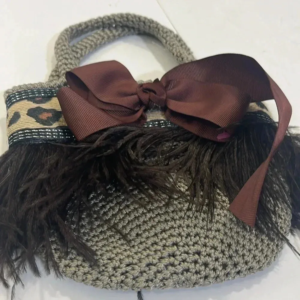 Lucky star culture hand bag S Brown - Image 3