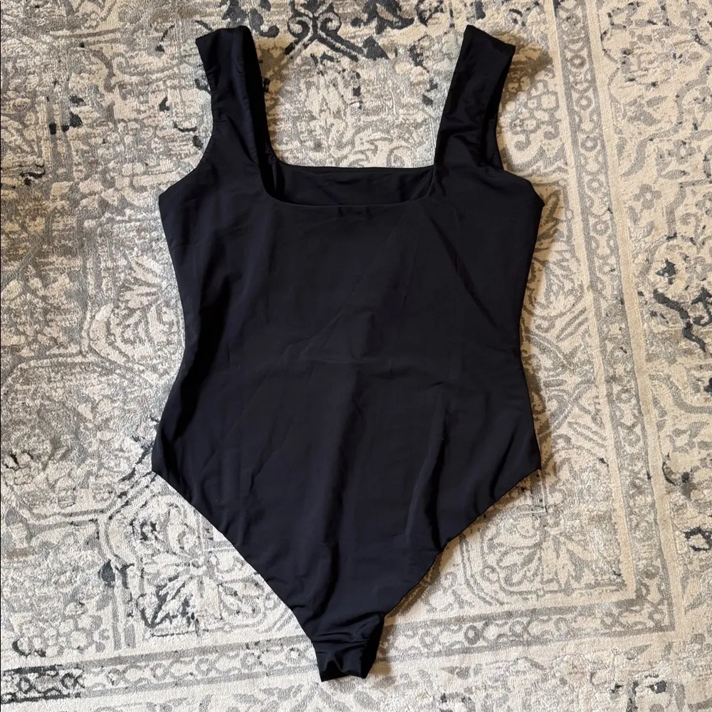 Mara Hoffman Persephone Square Neck One Piece Swimsuit in Black Size 2X NEW - Image 6