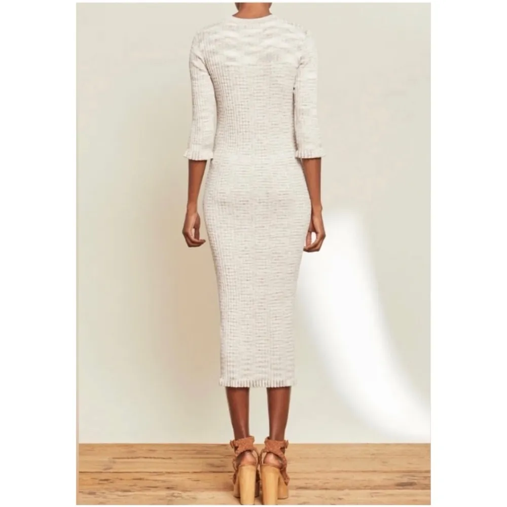 Veronica Beard Space-Dyed Knit Dress in natural EUC - Image 4