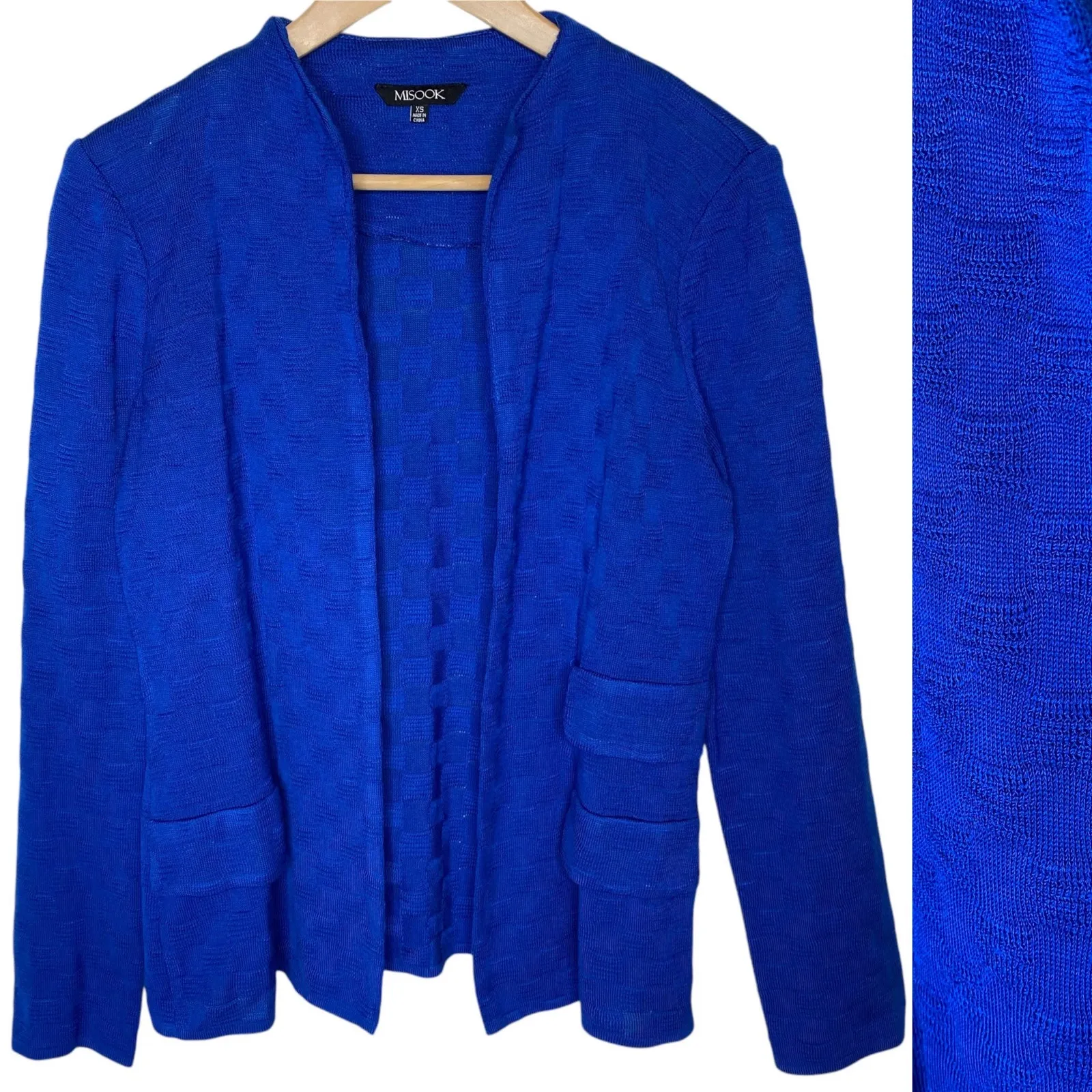 Misook  Knit Jacket‎ Open Front - Image 2