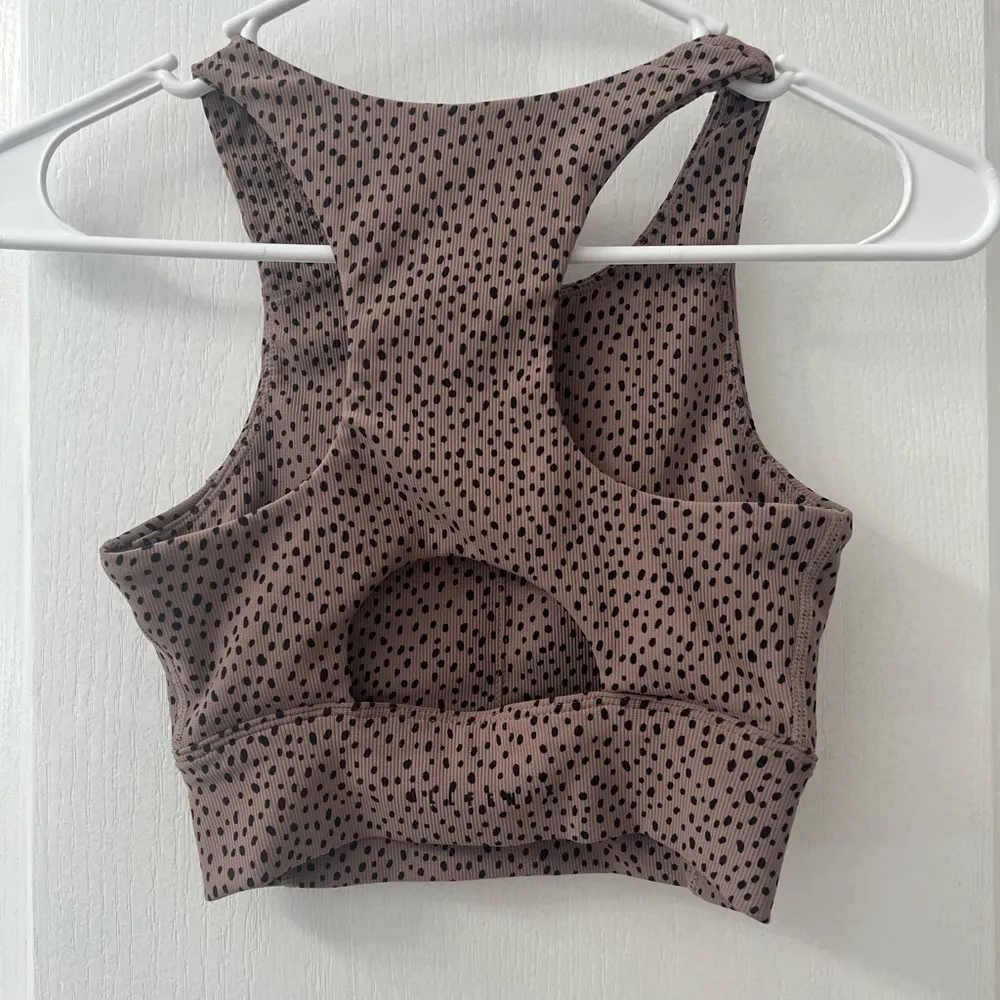 Anthropologie ALL FENIX Kira Stretch Racerback Sports Bra (Size XS) - Image 4