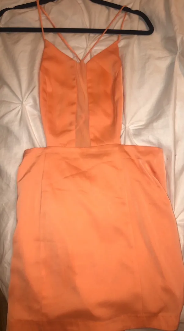 cut out mesh dress - Image 2