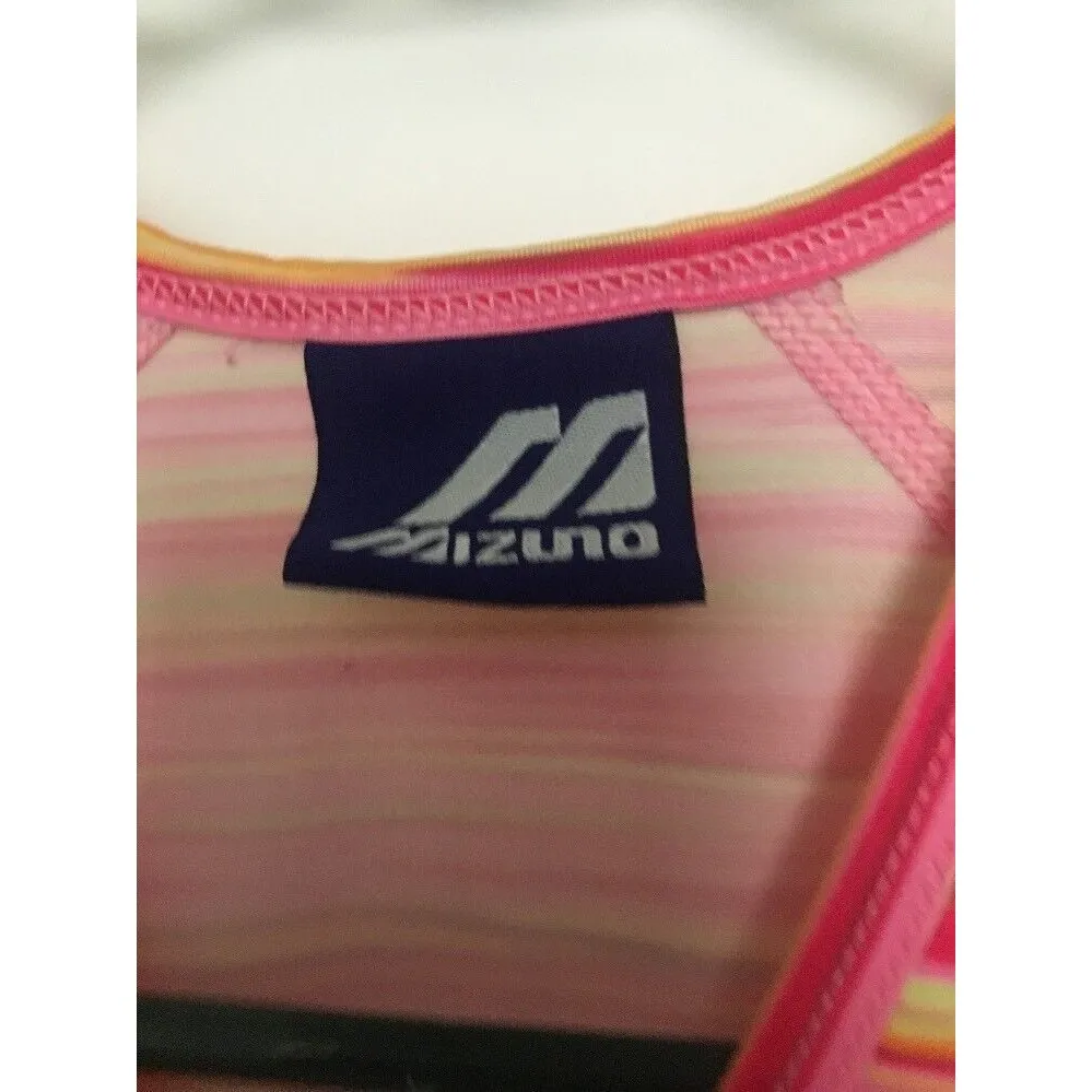 Mizuno Women's Size Unknown Active Pink Striped Shirt CLUB SOUTH VOLLEYBALL 6 - Image 4