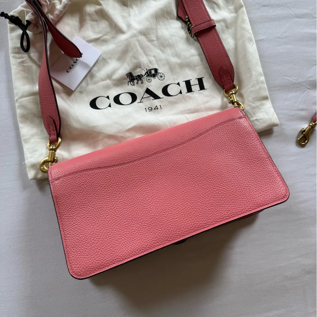 NWT Coach Tabby Shoulder Bag 26 Orange& Pink - Image 8