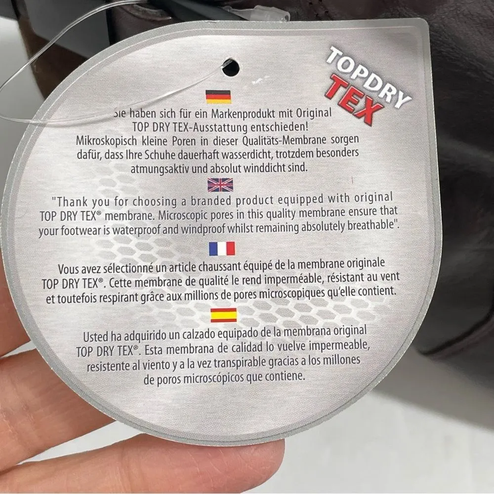 NWT Romika Women's Leather Topdry Tex Winter Boots Brown EU Sz 37 US 6 - Image 10