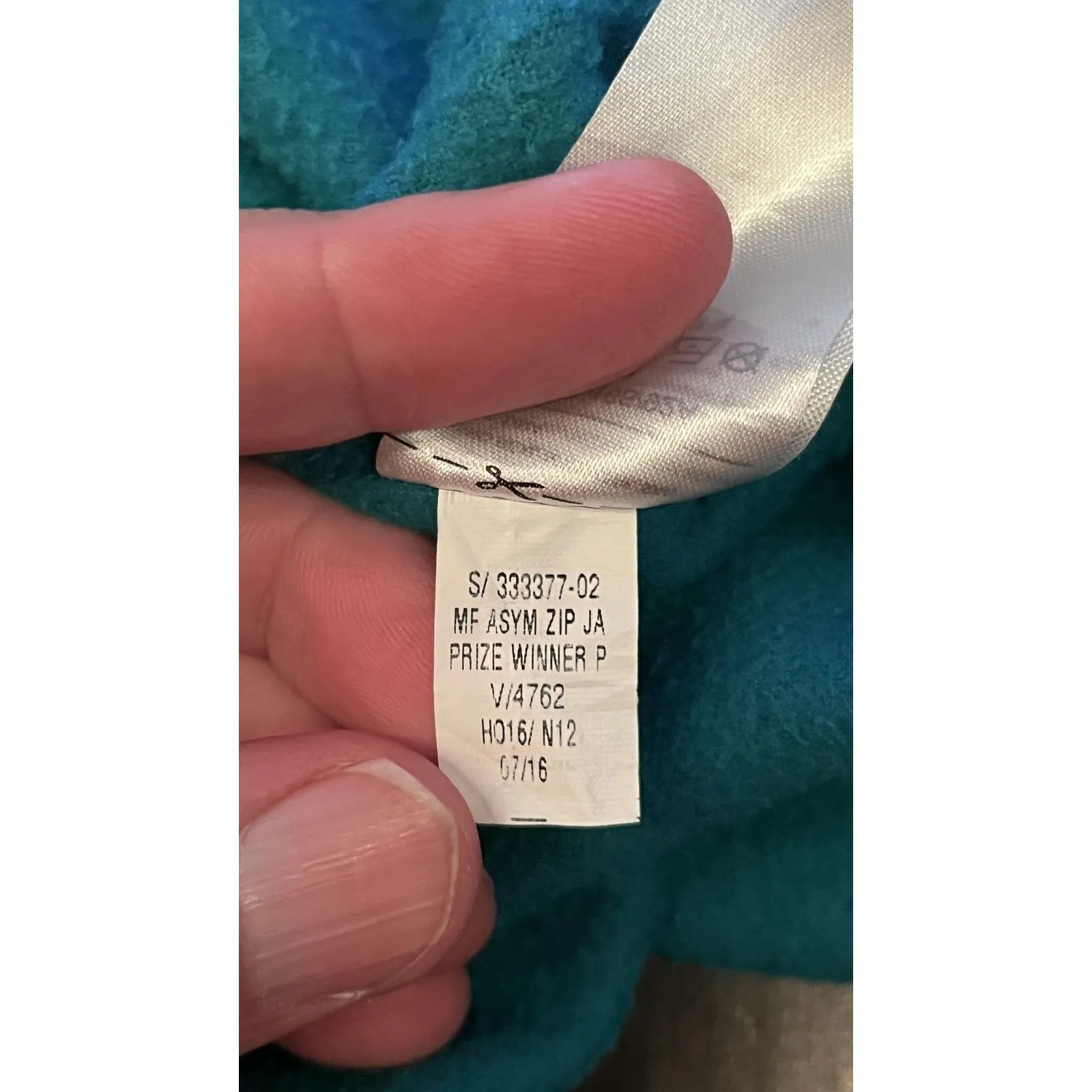 Old Navy Active Jacket Womens Medium Blue Full Zip Fleece Pockets 333377-02 - Image 7