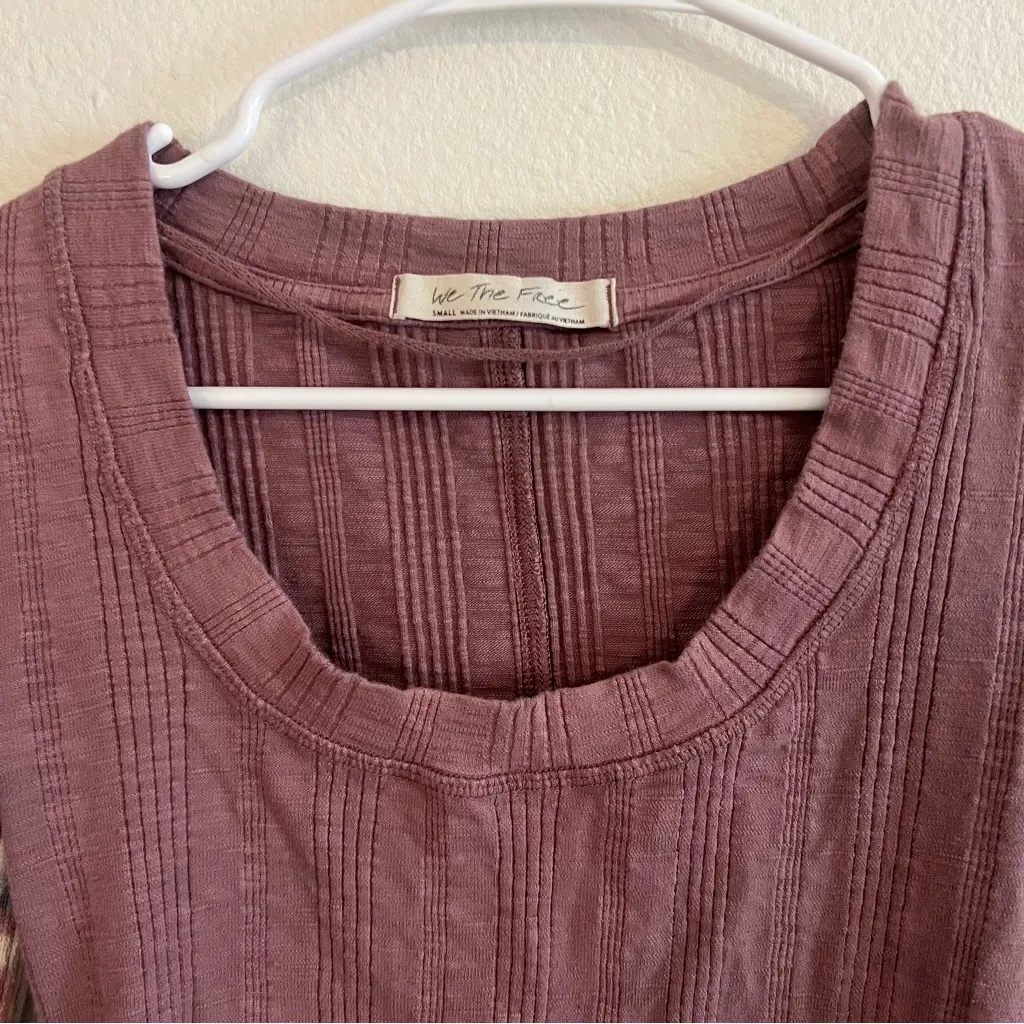 Free People We the Free Women's Big Sur Tie Dye Tee- cropped raw hem - Image 3