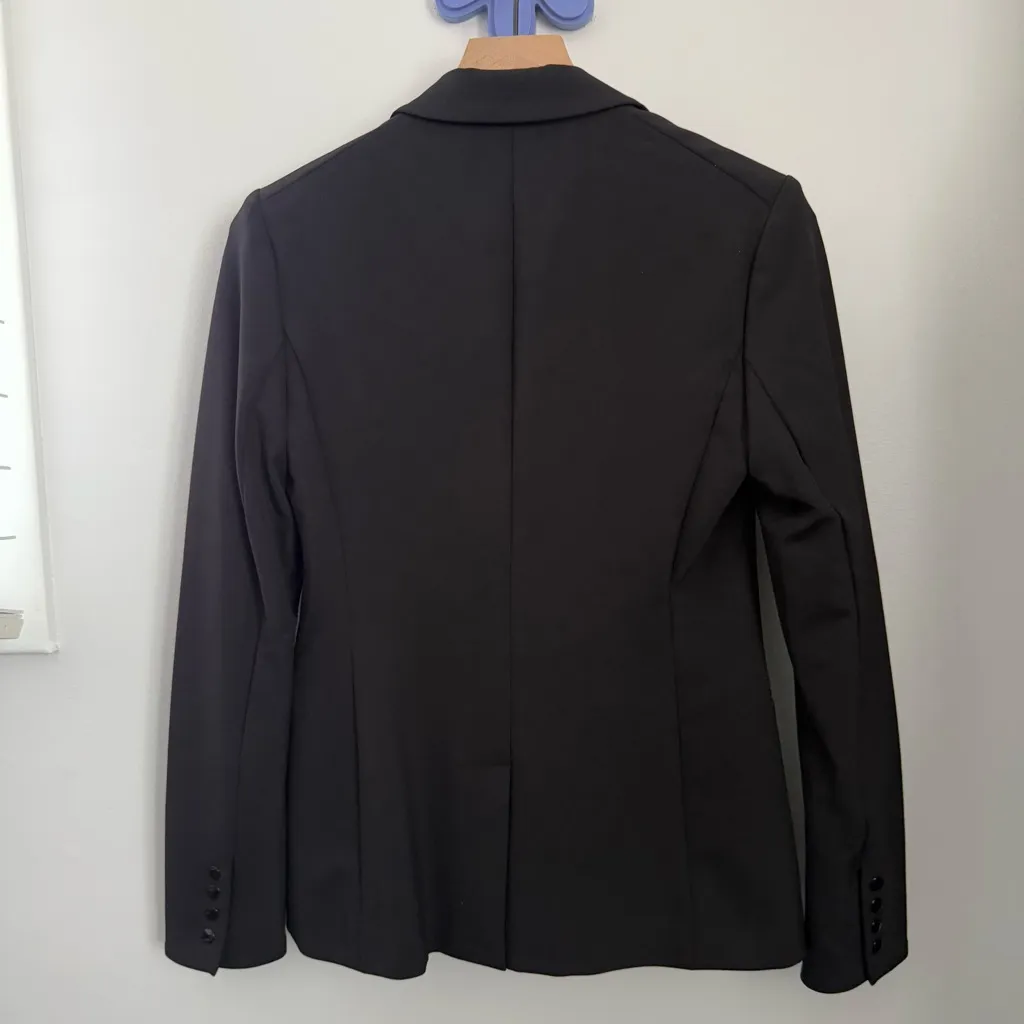 Veronica Beard 0 Iconic Scuba Dickey Jacket Black Minimal Office - Image 5