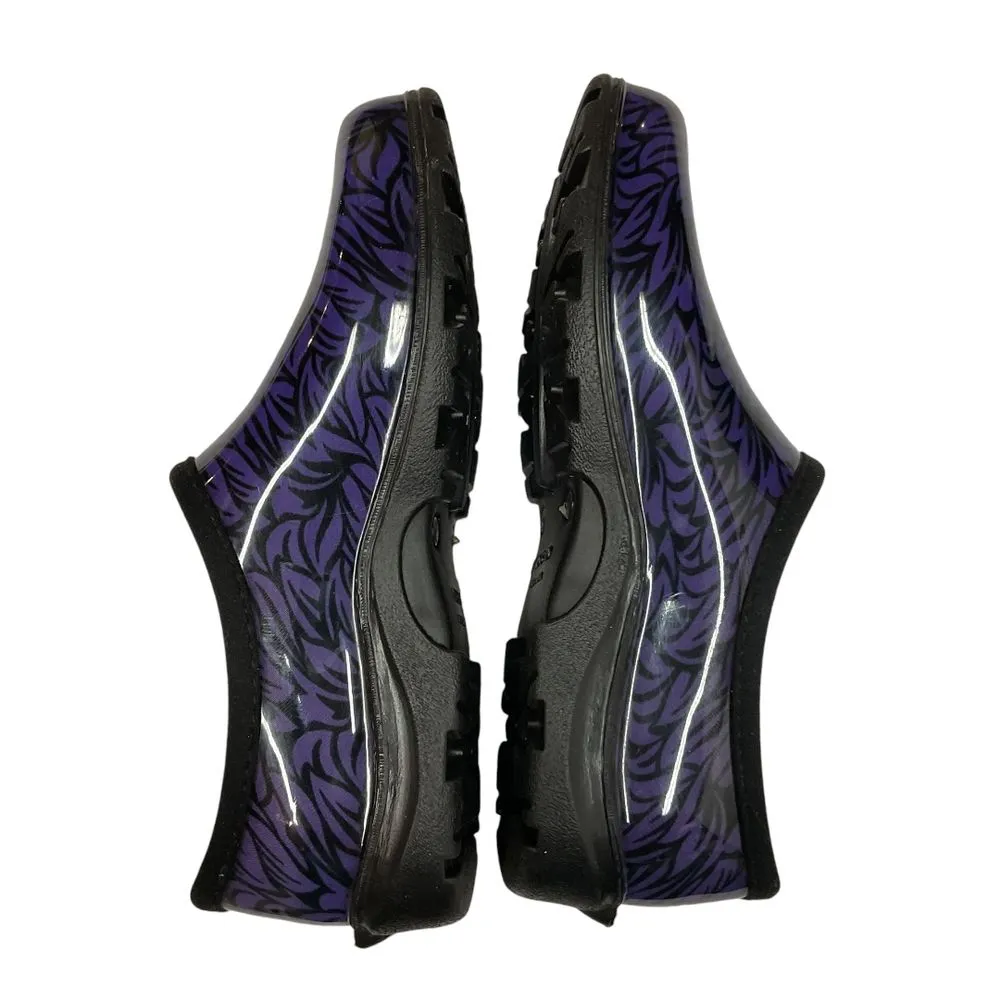 Sloggers Women's Purple Garden Waterproof Casual‎ Shoes Size 10 Made in USA - Image 8