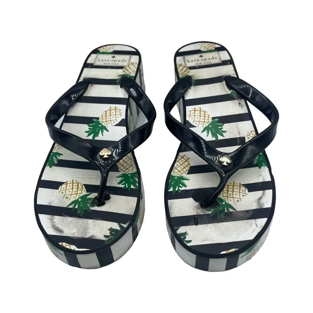 Kate Spade Remmie Flip Flop Wedge Thong Sandal 9M - Image 2