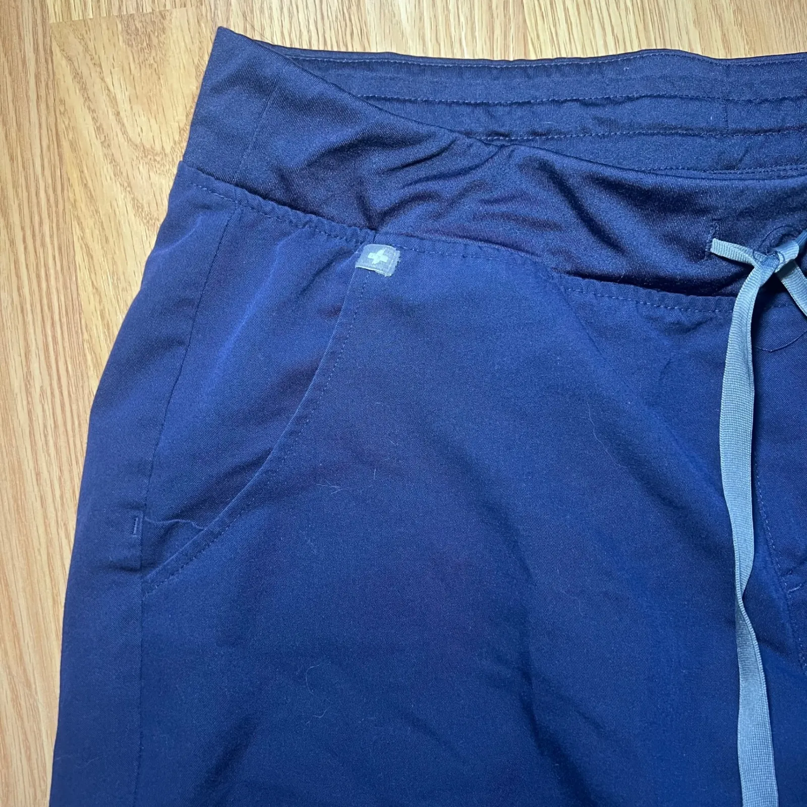 FIGS Zamora Scrub Pants Navy Blue Technical Collection Womens LP Joggers Medical - Image 2