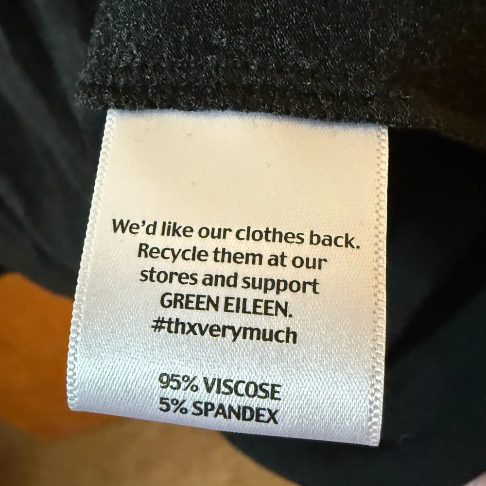 Eileen Fisher Cozy Viscose Stretch Jersey Dress & Certified Dyeing NWT MSRP $298 - Image 5