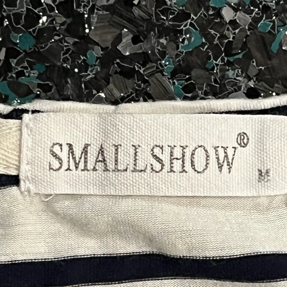 Women’s Striped Smallshow Medium Nursing Tee Shirt - Image 3