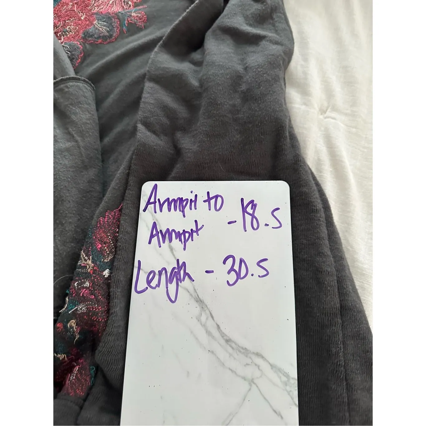 J. Jill Open Cardigan Embroidered Size XS Petite - Image 7