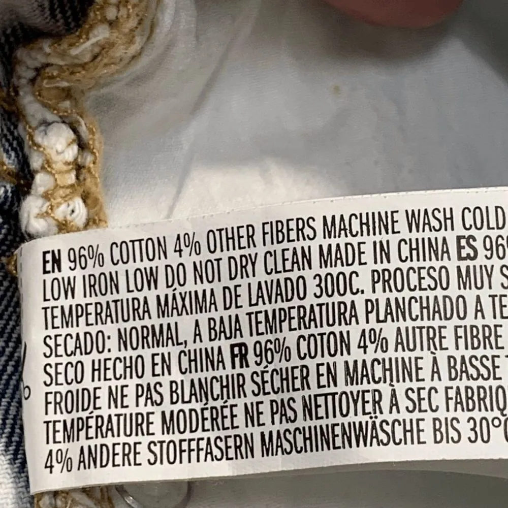 Forever 21 Acid Wash Distressed Denim Short - Image 6