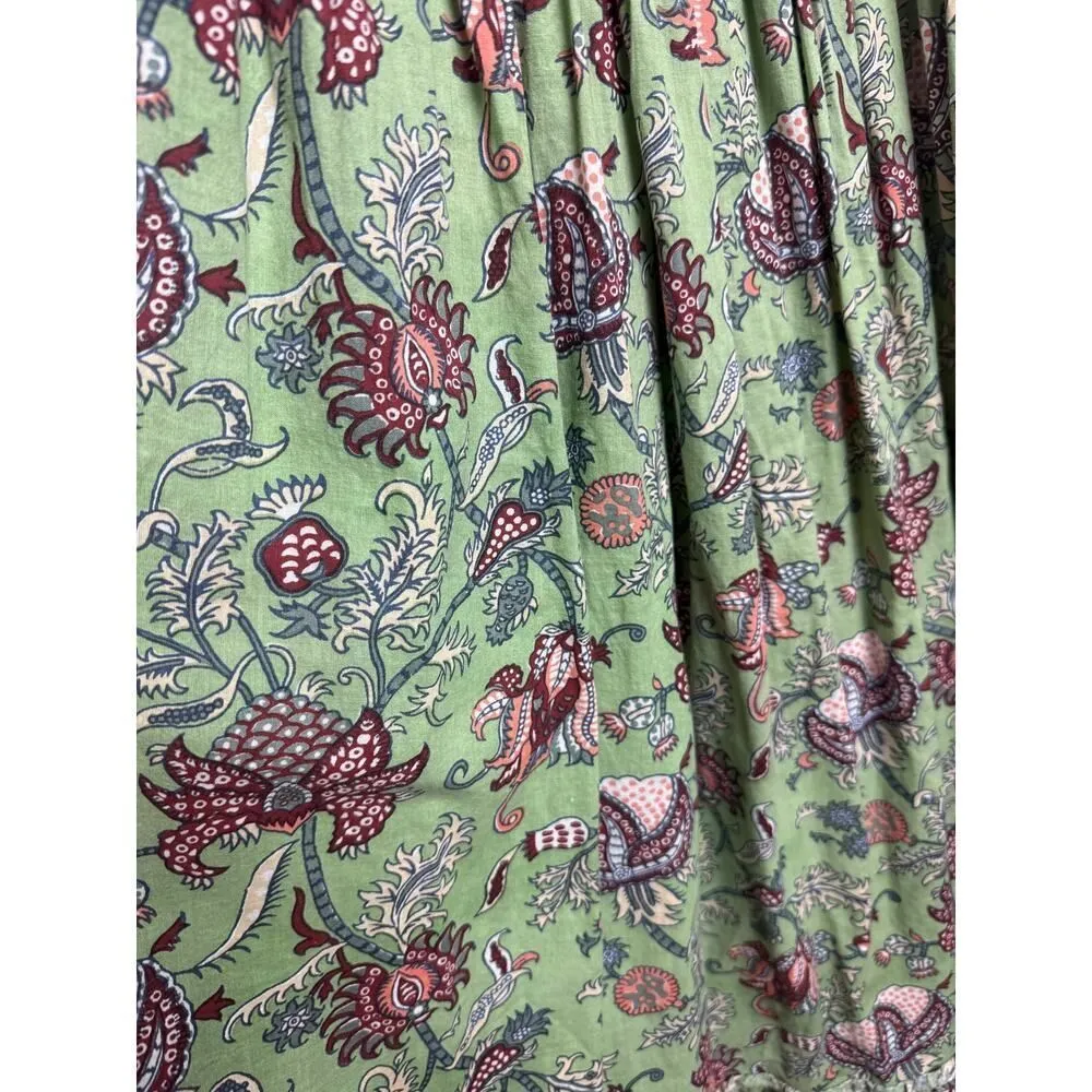 Grace Holiday Olivia Dress in Green Floral Sz. S - Image 3