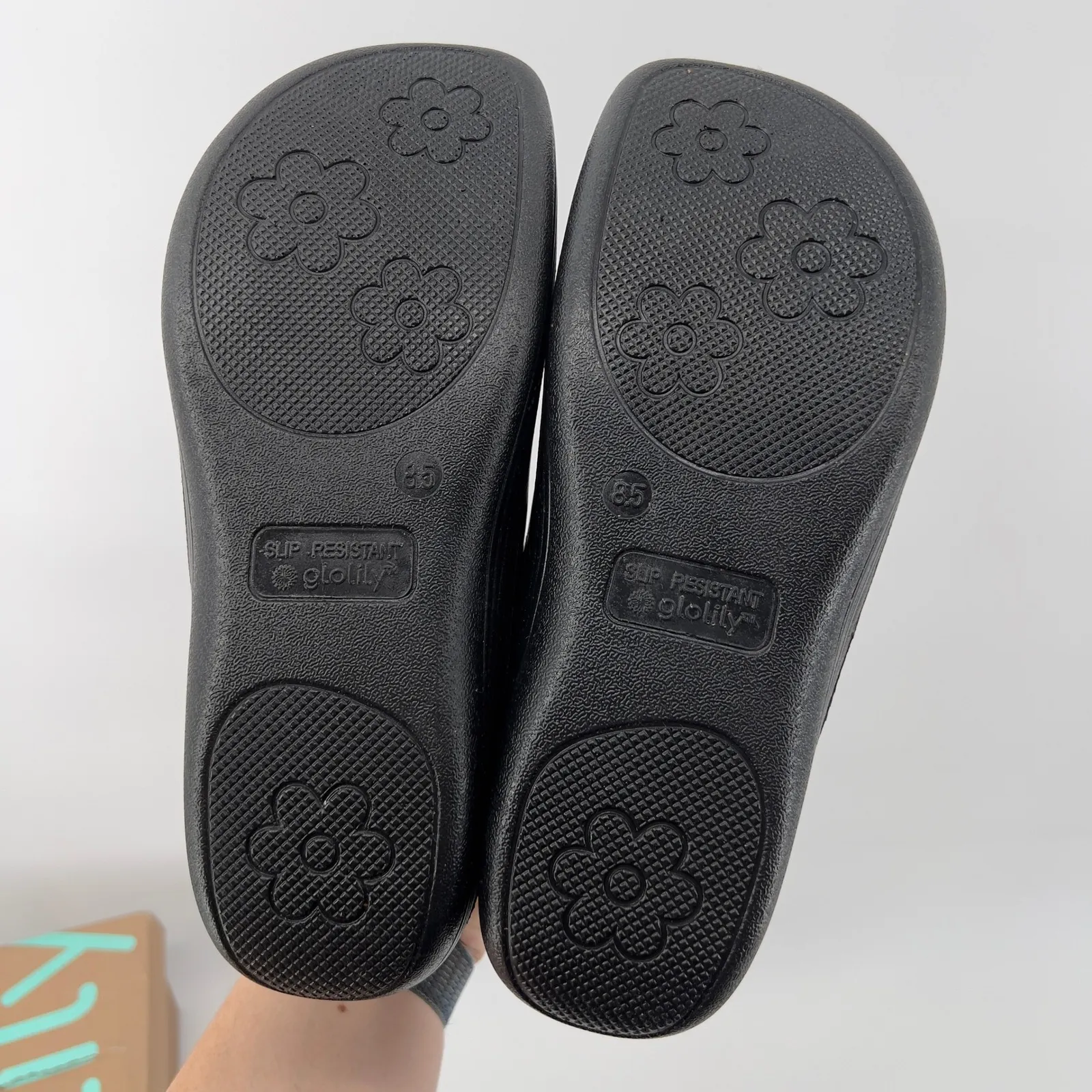 Glolily Women 8.5 Kate Comfort Clogs Black Lace Lightweight Work Shoe Arch‎ NWB - Image 8