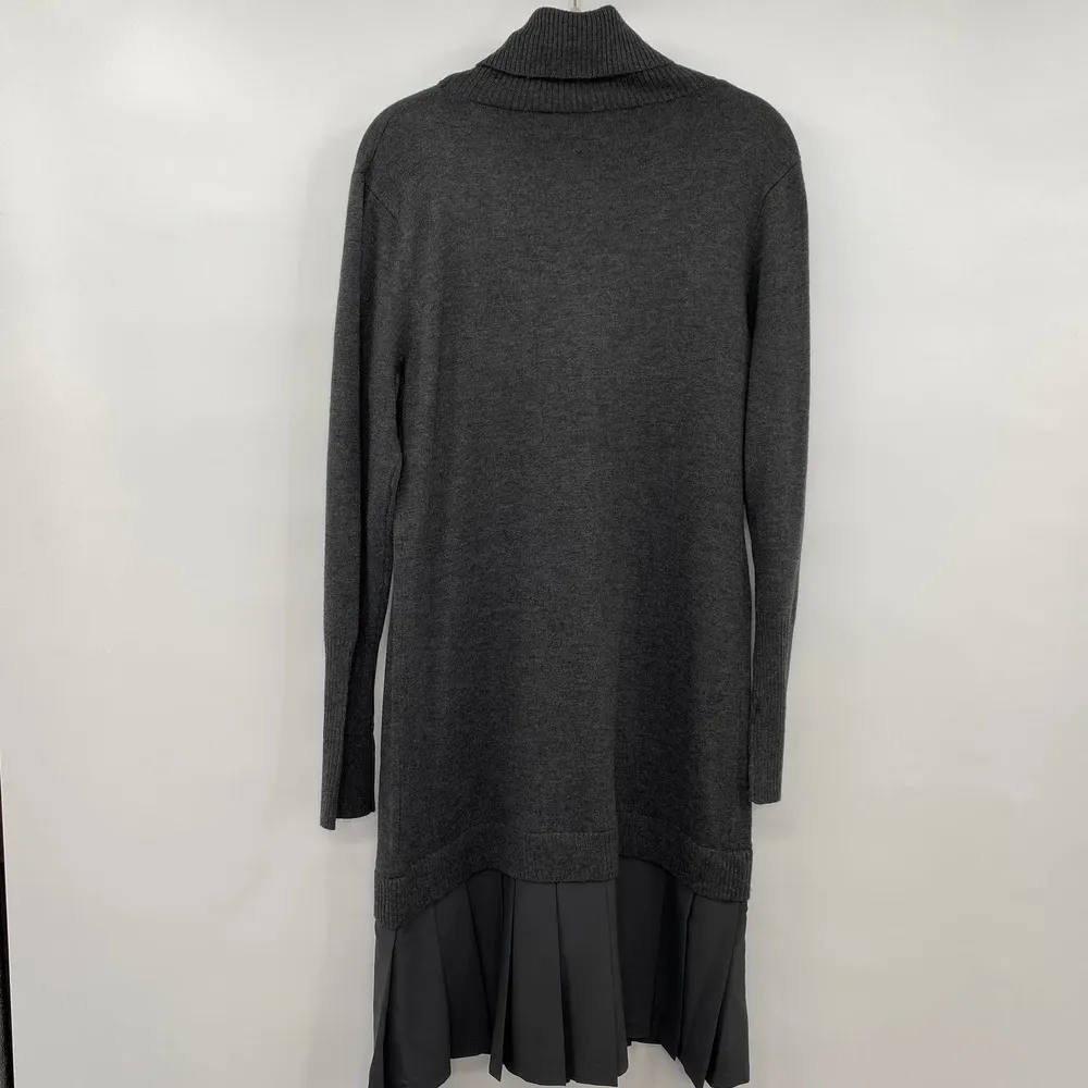 Soft Surroundings Sweater Dress Turtleneck Black Long Sleeve Womens Small - Image 2
