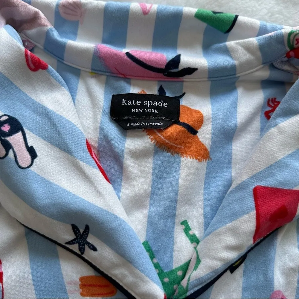 Kate Spade Crop PJ Set Women’s Size Small - Image 4