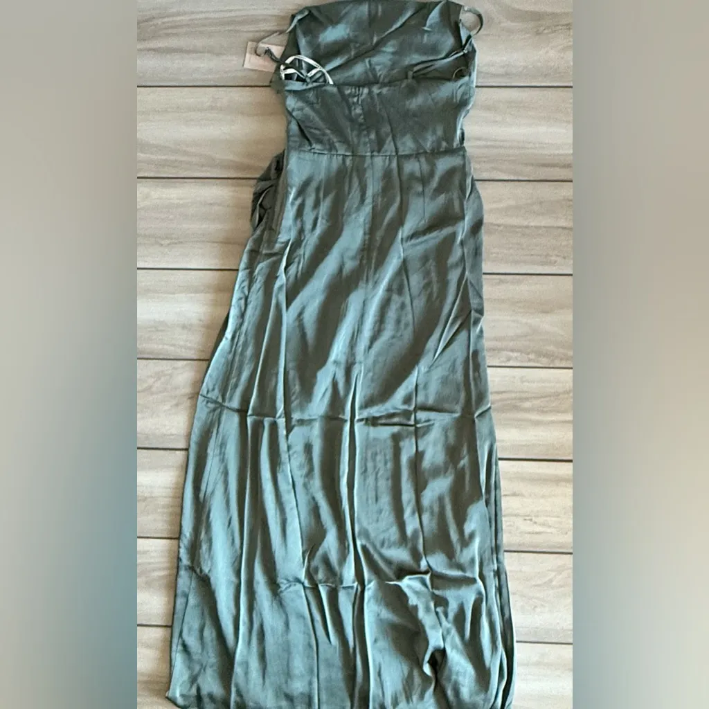 Birdie Grey Lydia Dress Green Medium NWT - Image 3