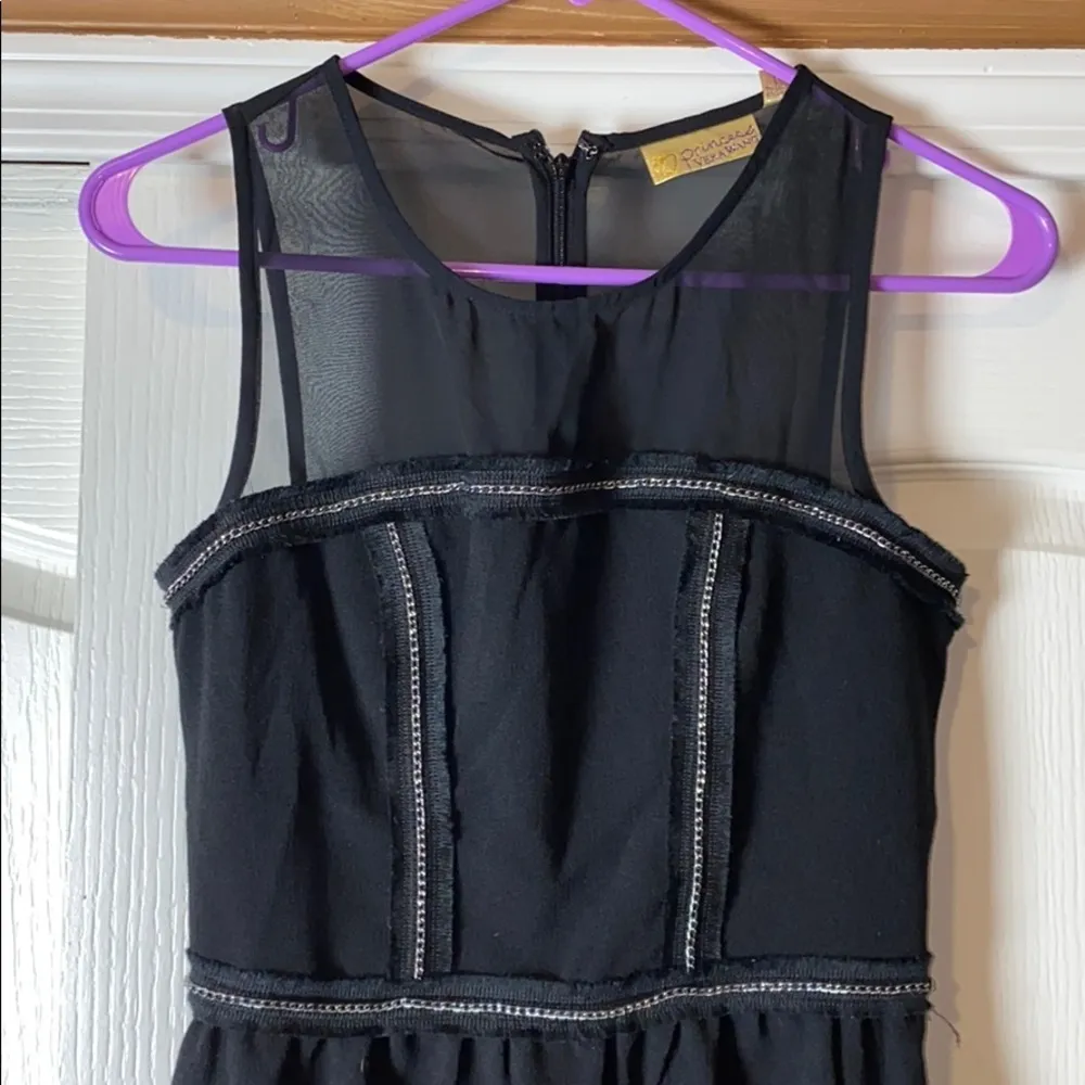 PRINCESS BY VERA WANG BLACK CHAIN SHEATH DRESS Size undefined - Image 2