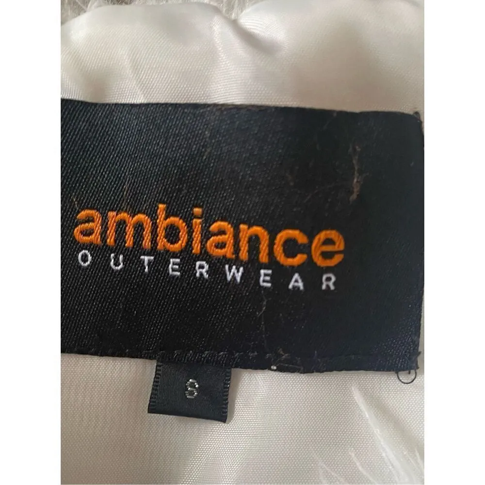 AMBIANCE OUTERWEAR White Cozy Women’s Vest White - Image 3