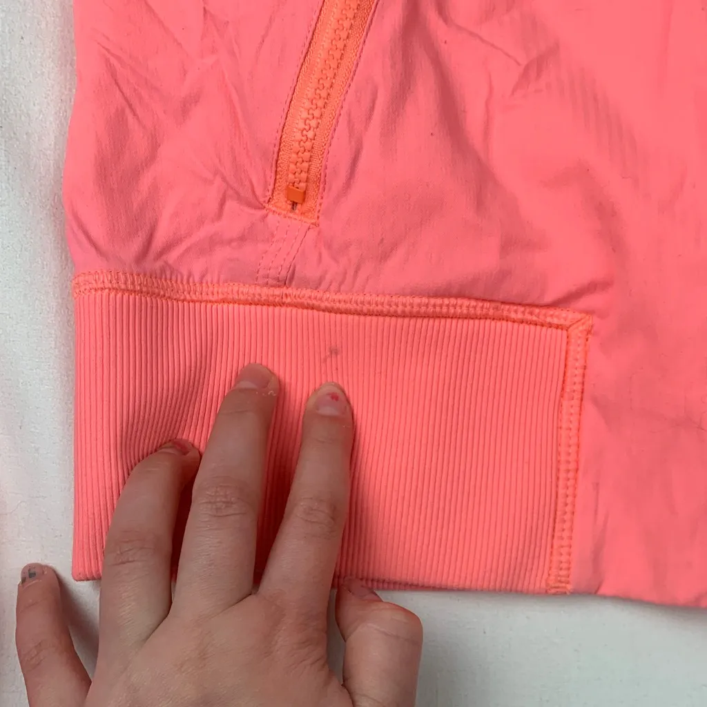 Lululemon size 6 street to studio pink Coral zip up Jacket yoga active athleisur - Image 5